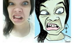 自拍照漫画,捕捉现实与幽默的瞬间